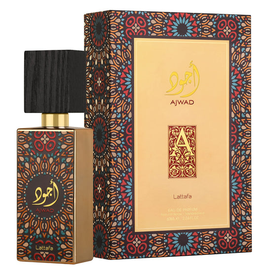 Ajwad Lattafa Eau de Parfum Natural Spary Vaporisateur 60 ml